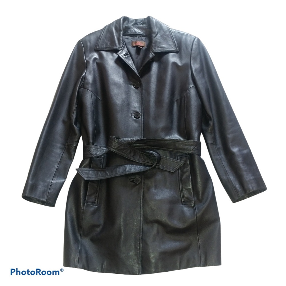 Danier Black Leather Jacket